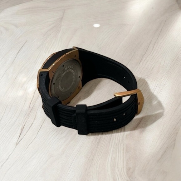 Breil Milano Mediterraneo 47 mm Rose Gold Tone Steel Grey Dial Men Watch BW0537 - Picture 6 of 10